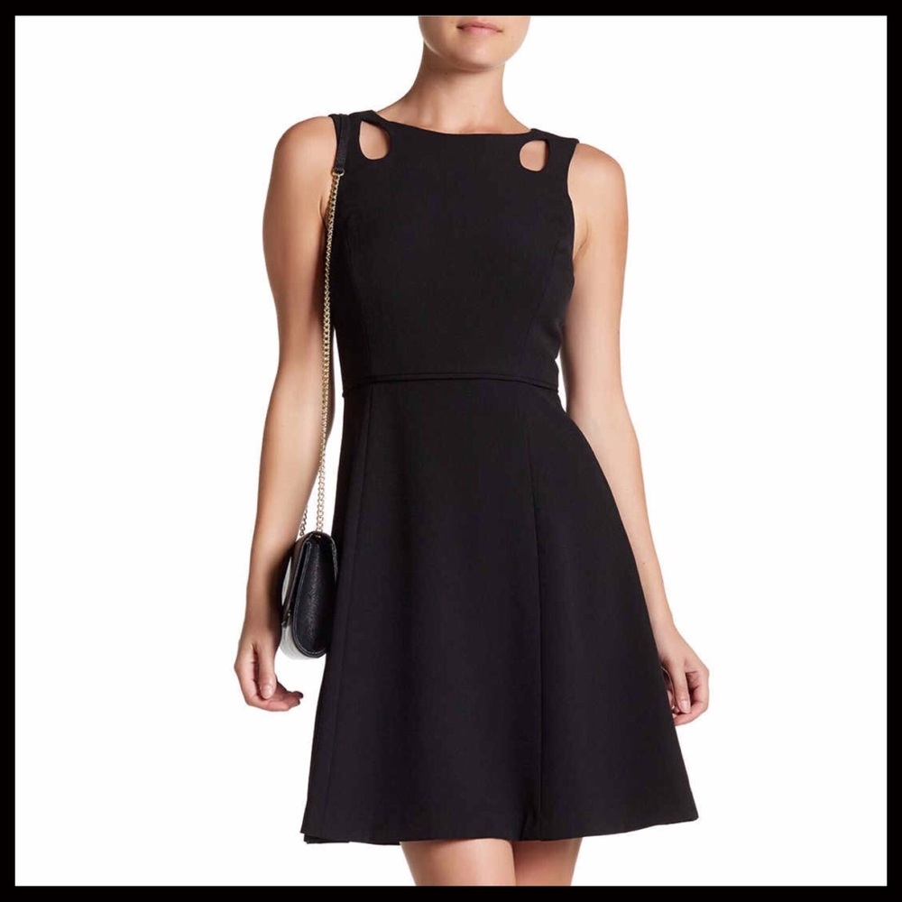 TAHARI LBD A-LINE FIT-AND-FLARE DRESS - Picture 6 of 7